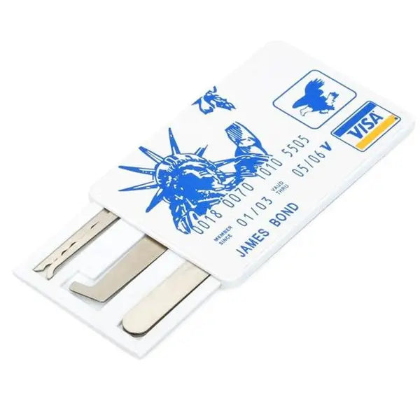 James Bond Credit Card Set & Practice Padlock