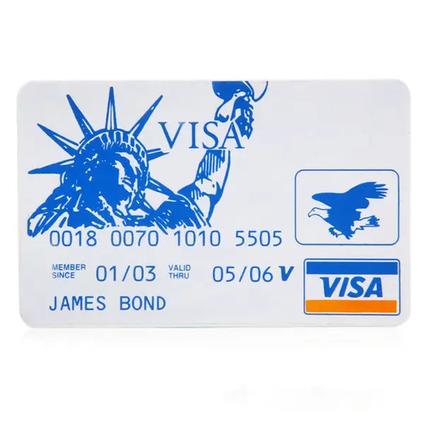 James Bond Credit Card Set & Practice Padlock